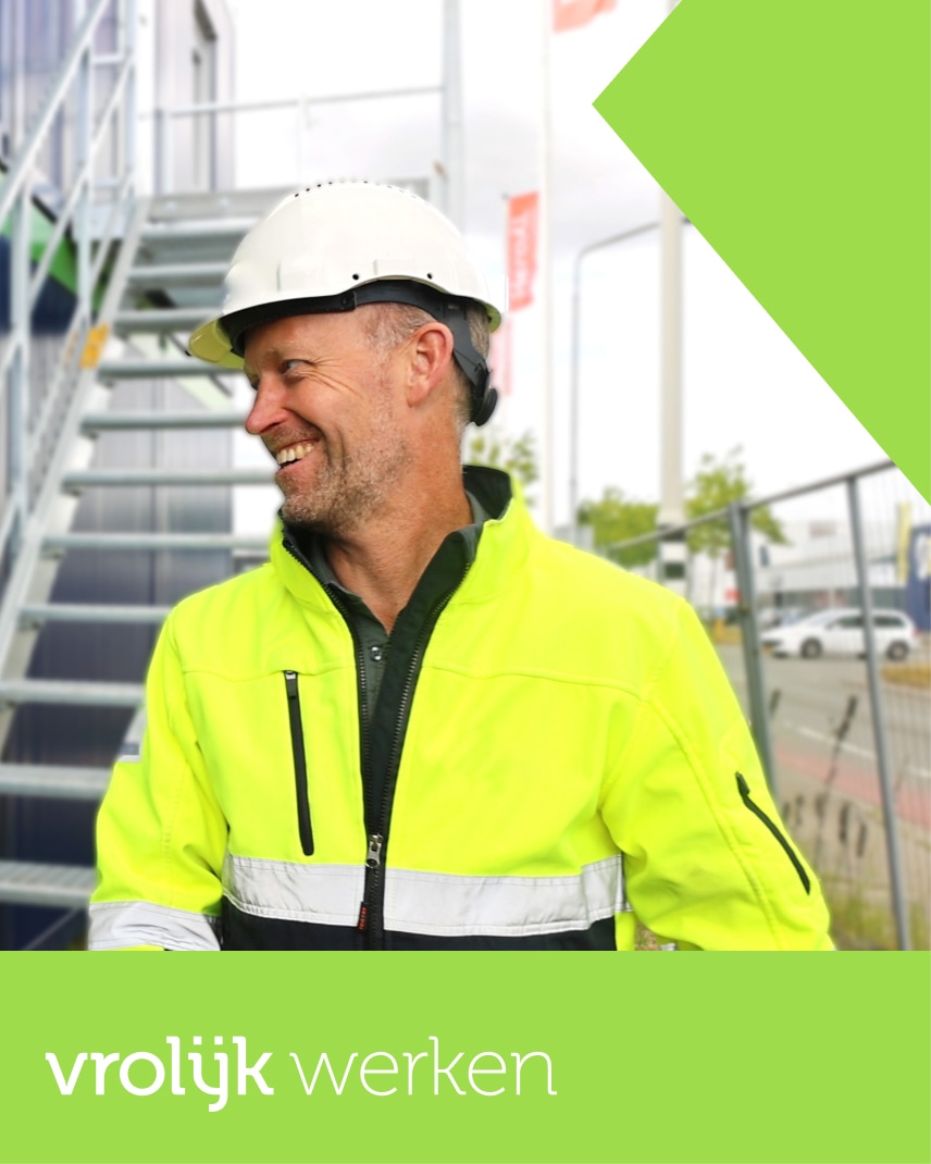 vrolijk werken